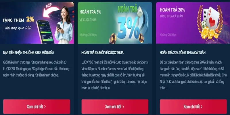 Ưu đãi và khuyến mãi độc quyền từ luck8333